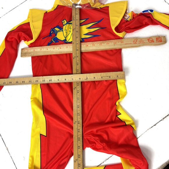 Rubie’s Nascar Racer Red Jumpsuit & Mask Vintage NWT Size Medium - Picture 10 of 11